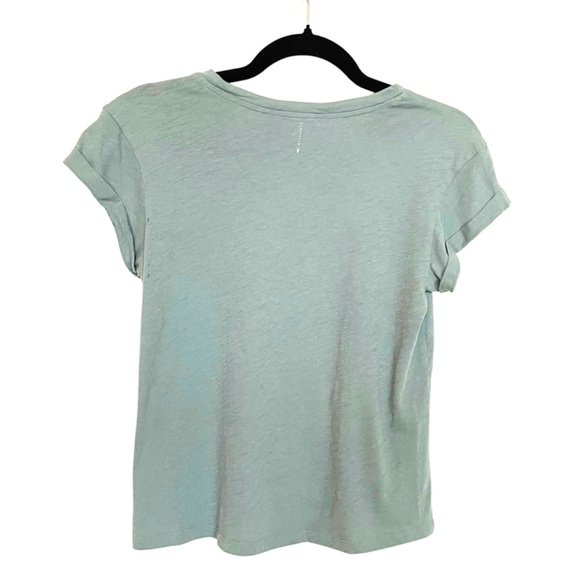 All Saints Short Sleeve Blue Tee XS US 0 - Picture 2 of 2